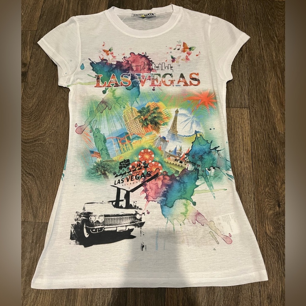Las Vegas Graphic Women’s Y2K Tee